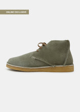 Load image into Gallery viewer, Yogi Glenn Suede Boot - Sage Green - Side
