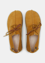 Load image into Gallery viewer, Yogi Lennon Suede Centre Seam Shoe - Turmeric - Top
