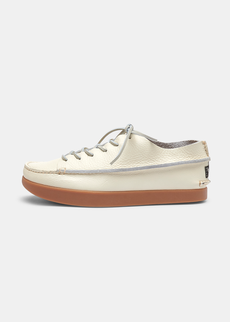 Load image into Gallery viewer, Finn Leather Shoe On Negative Heel - Off White

