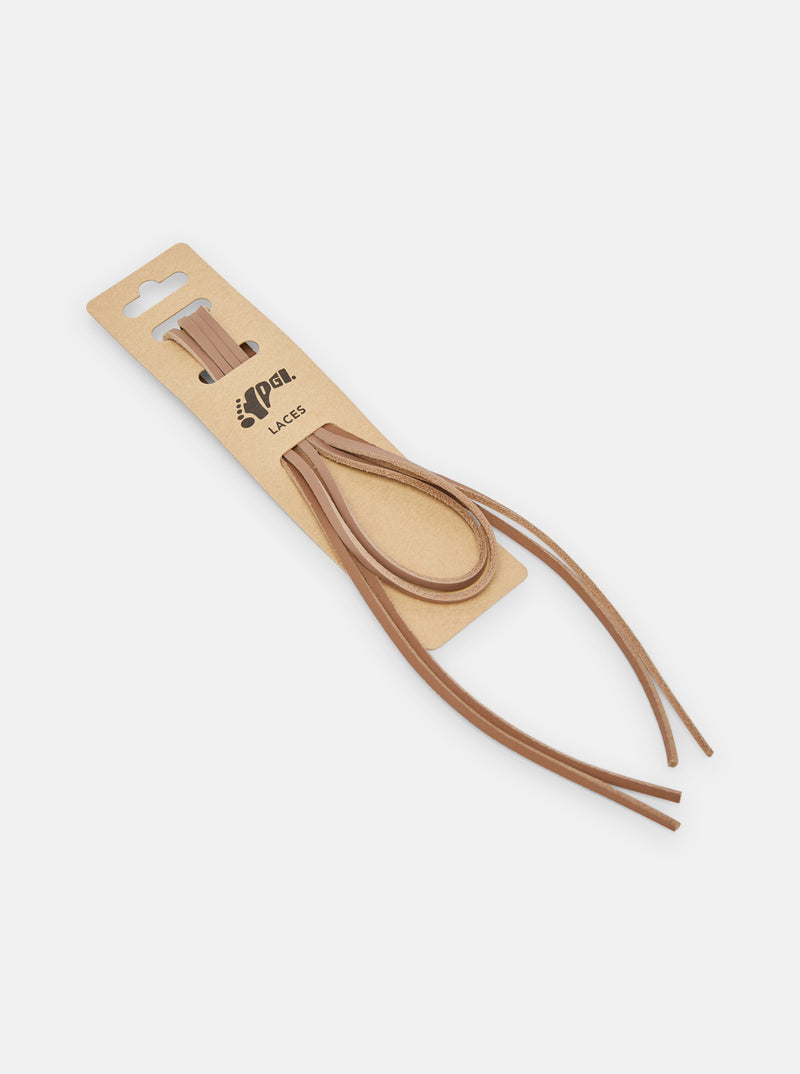 Load image into Gallery viewer, Yogi Leather Laces 150cm - Beige
