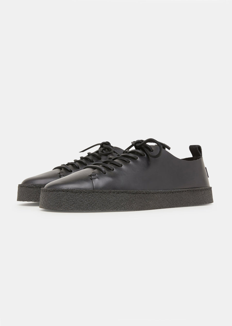 Rufus Womens Leather Cupsole New Reg Fit Shoe - Black