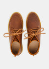 Hitch Tumbled Leather Boot on Crepe - Chestnut Brown