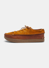 Load image into Gallery viewer, Finn Reverse Lace Up Shoe On Negative Heel - Chestnut Brown
