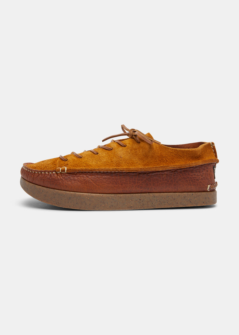 Load image into Gallery viewer, Finn Reverse Lace Up Shoe On Negative Heel - Chestnut Brown
