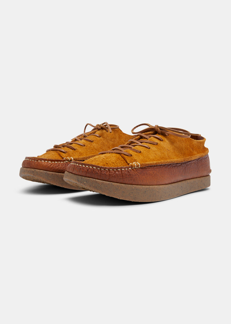 Load image into Gallery viewer, Finn Reverse Lace Up Shoe On Negative Heel - Chestnut Brown
