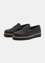 Load image into Gallery viewer, Rudy II Tumbled Leather Loafer - Black Mono
