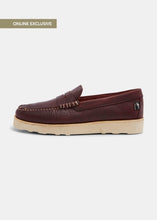 Load image into Gallery viewer, Rudy II Tumbled Leather Loafer - Burgundy
