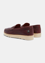 Load image into Gallery viewer, Rudy II Tumbled Leather Loafer - Burgundy
