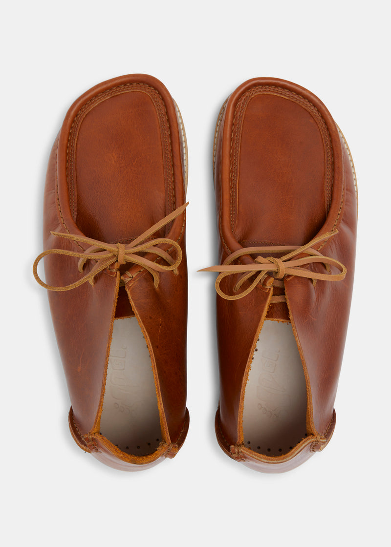 Load image into Gallery viewer, Torres Leather Chukka Boot On Crepe - Apricot
