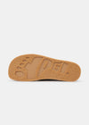 Yogi Willard Reverse Vamp Leather Shoe on Negative Heel - Dark Brown - Sole