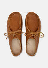Load image into Gallery viewer, Willard Tumbled Leather Shoe on Negative Heel - Tan
