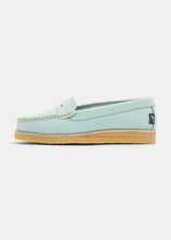 Load image into Gallery viewer, Rudy Womens Nubuck Loafer - Light Blue
