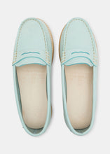 Load image into Gallery viewer, Rudy Womens Nubuck Loafer - Light Blue
