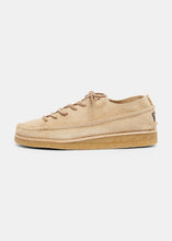 Load image into Gallery viewer, Yogi Finn Suede Lace Up Shoe On Crepe - Sand - Side
