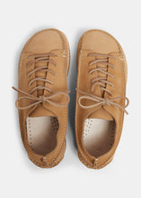 Load image into Gallery viewer, Yogi Finn Nubuck Lace Up Shoe On Crepe - Stone - Above
