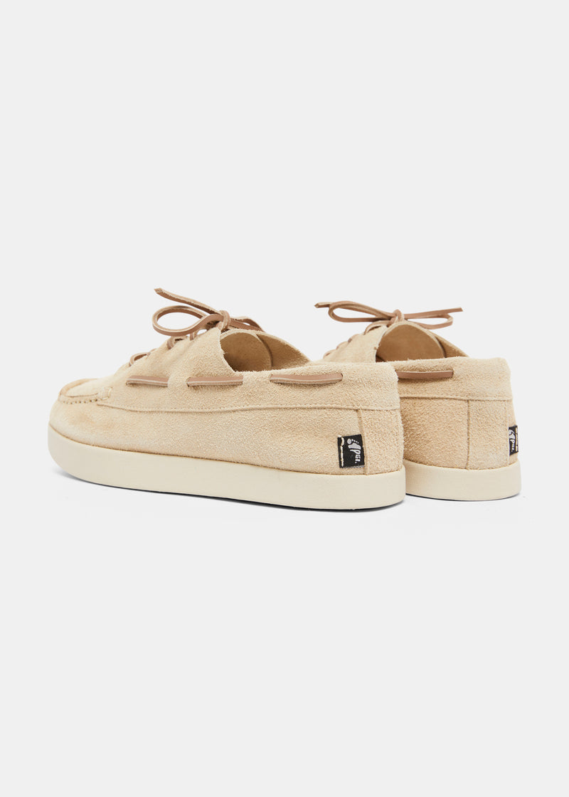 Load image into Gallery viewer, Yogi Olson Suede Boat Shoe - Sand - Sole
