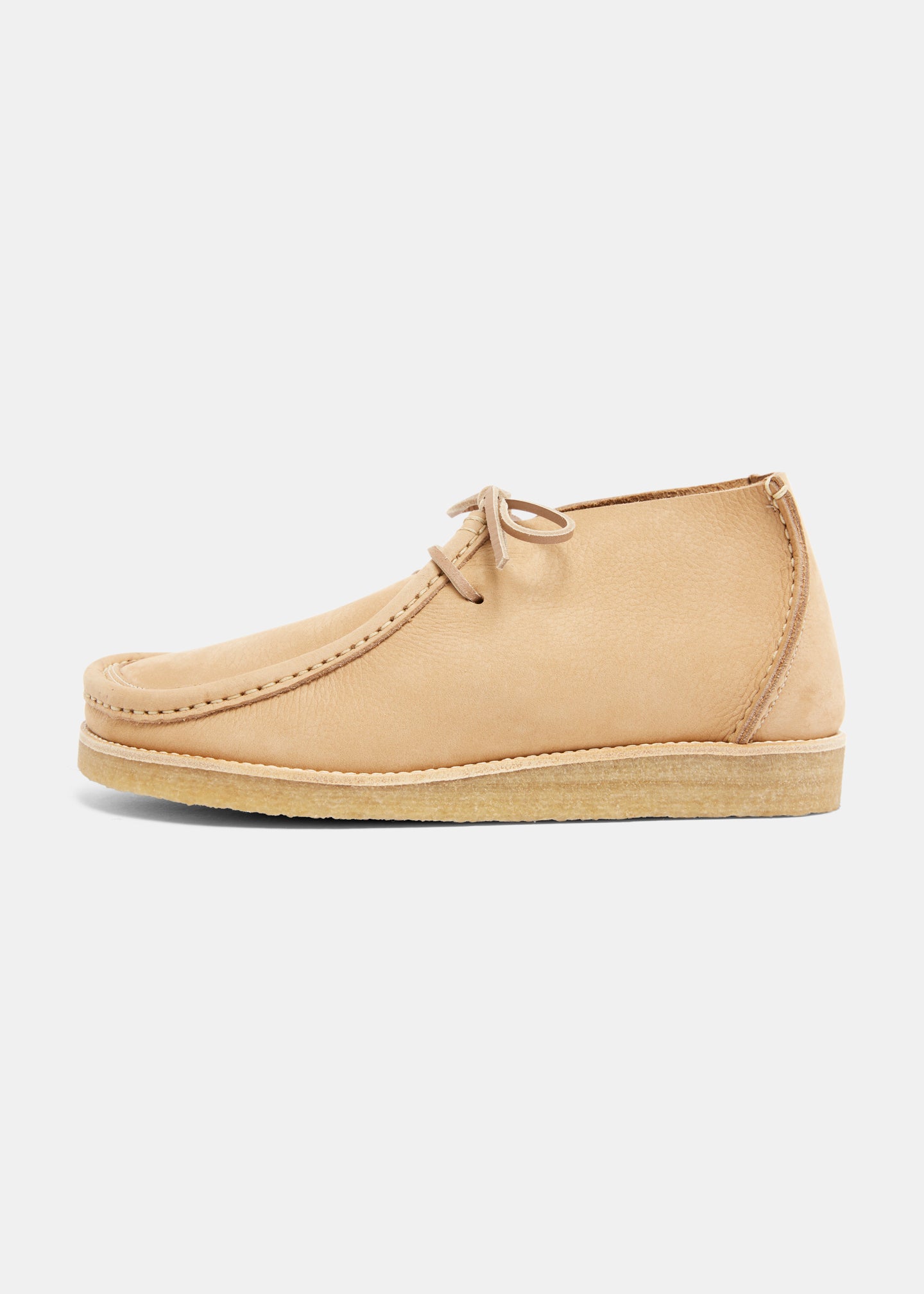 Yogi Torres Nubuck Chukka Boot On Crepe - Stone - Side