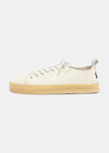 Rufus Womens Leather New Reg Fit Shoe - Off White