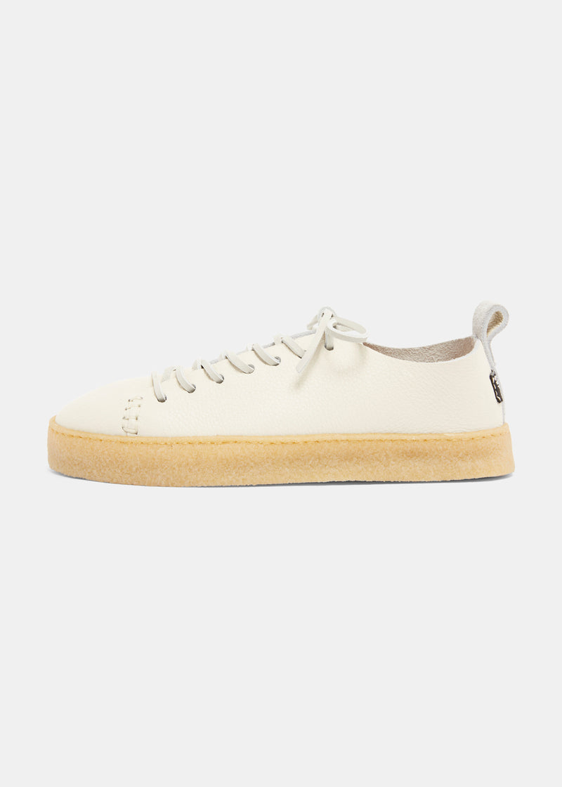 Load image into Gallery viewer, Rufus Womens Leather New Reg Fit Shoe - Off White
