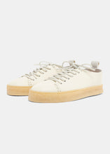 Load image into Gallery viewer, Rufus Womens Leather New Reg Fit Shoe - Off White
