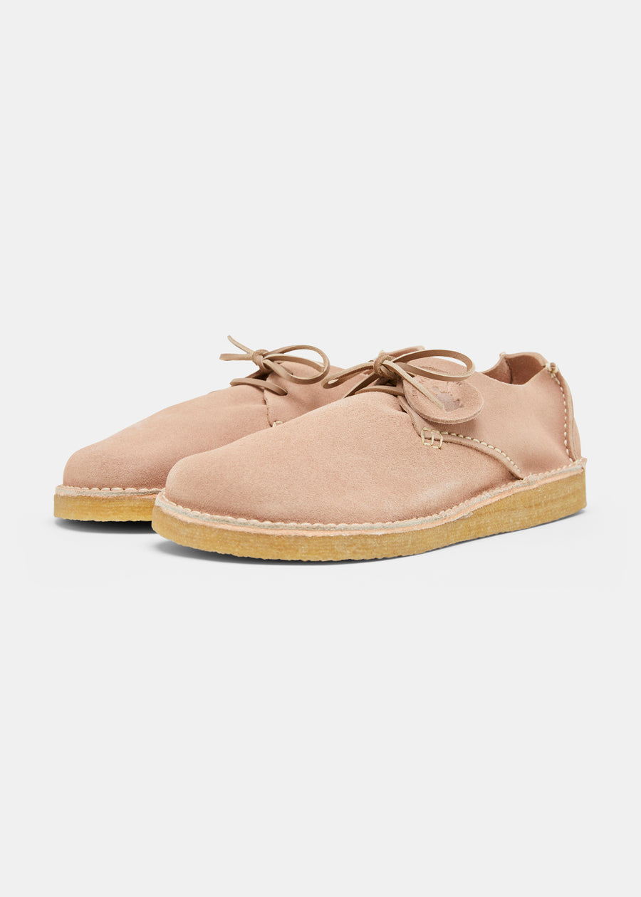 Johnny Marr Rishi Suede Shoe - Nude Pink