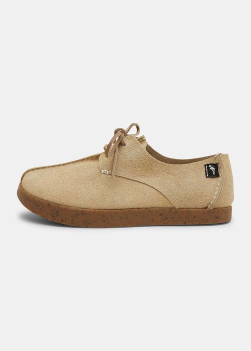 Yogi Lennon Suede Centre Seam Shoe - Sand - Side