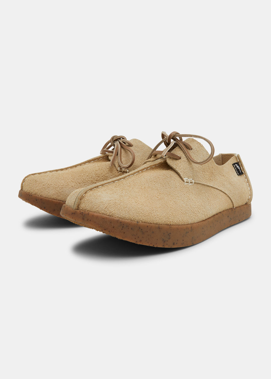 Lennon Suede Centre Seam Shoe - Sand