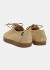 Yogi Lennon Suede Centre Seam Shoe - Sand - Back