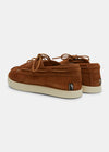 Yogi Olson Suede Boat Shoe - Cola Brown - Back