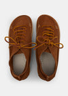 Yogi Fairfield Suede Lace Up Boot On Eva - Cola Brown - Above