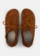 Load image into Gallery viewer, Yogi Fairfield Suede Lace Up Boot On Eva - Cola Brown - Above
