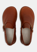 Load image into Gallery viewer, Yogi Corso Leather Buckle Monk Shoe On Crepe - Burnt Orange - Above
