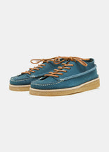 Load image into Gallery viewer, Yogi Finn Womens Nubuck On Crepe Outsole - Denim - Angle
