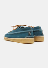 Load image into Gallery viewer, Yogi Finn Womens Nubuck On Crepe Outsole - Denim - Back
