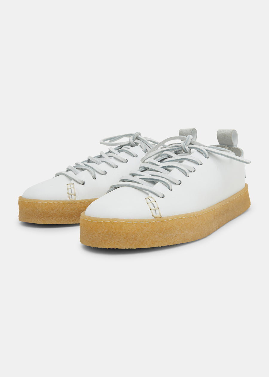 Rufus Womens Leather New Reg Fit Shoe - White